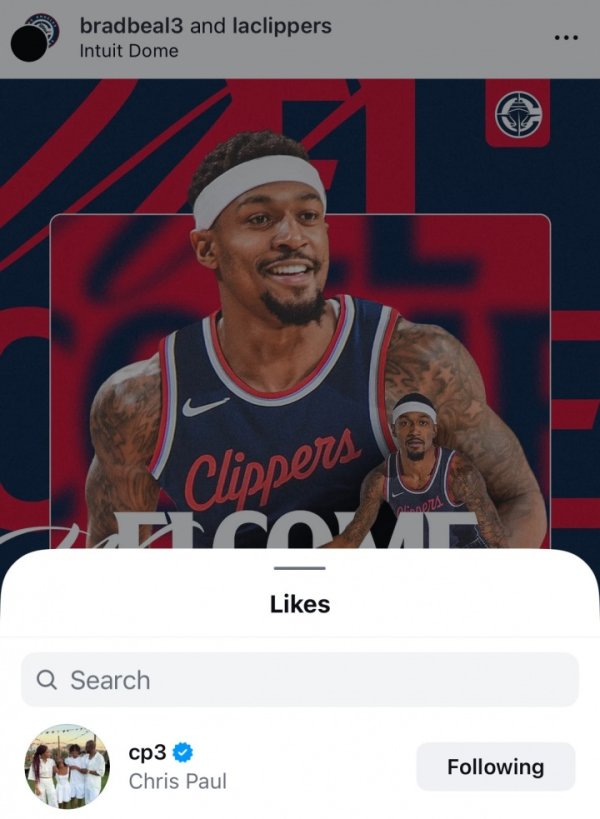 Should Lao Pao come back? Clippers poster to welcome Bill to join free agent Paul gives a thumbs up